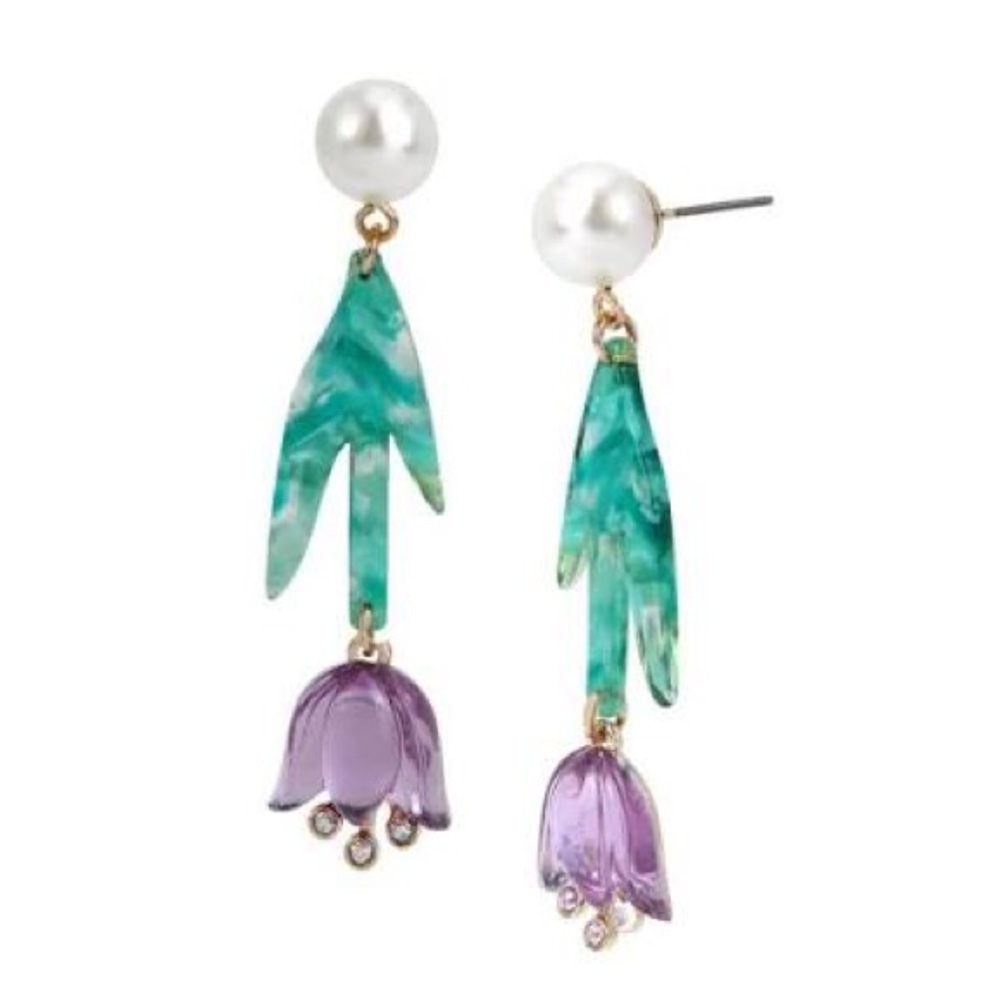 Authentic Betsy Johnson Earrings New with & Box.